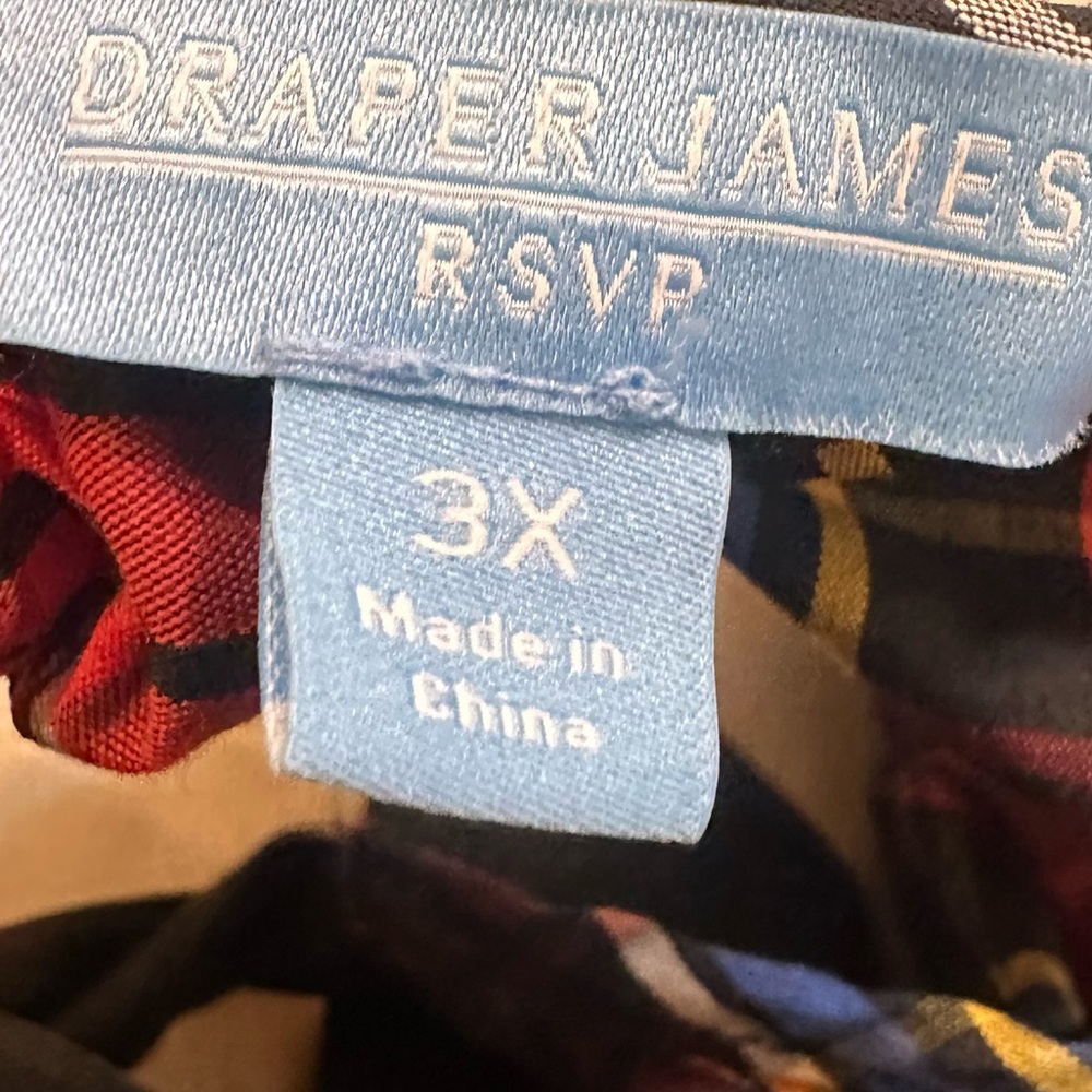 DRAPER JAMES RSVP LONG SLEEVE TIERED BOW BACK DRESS NWT - Picture 3 of 8